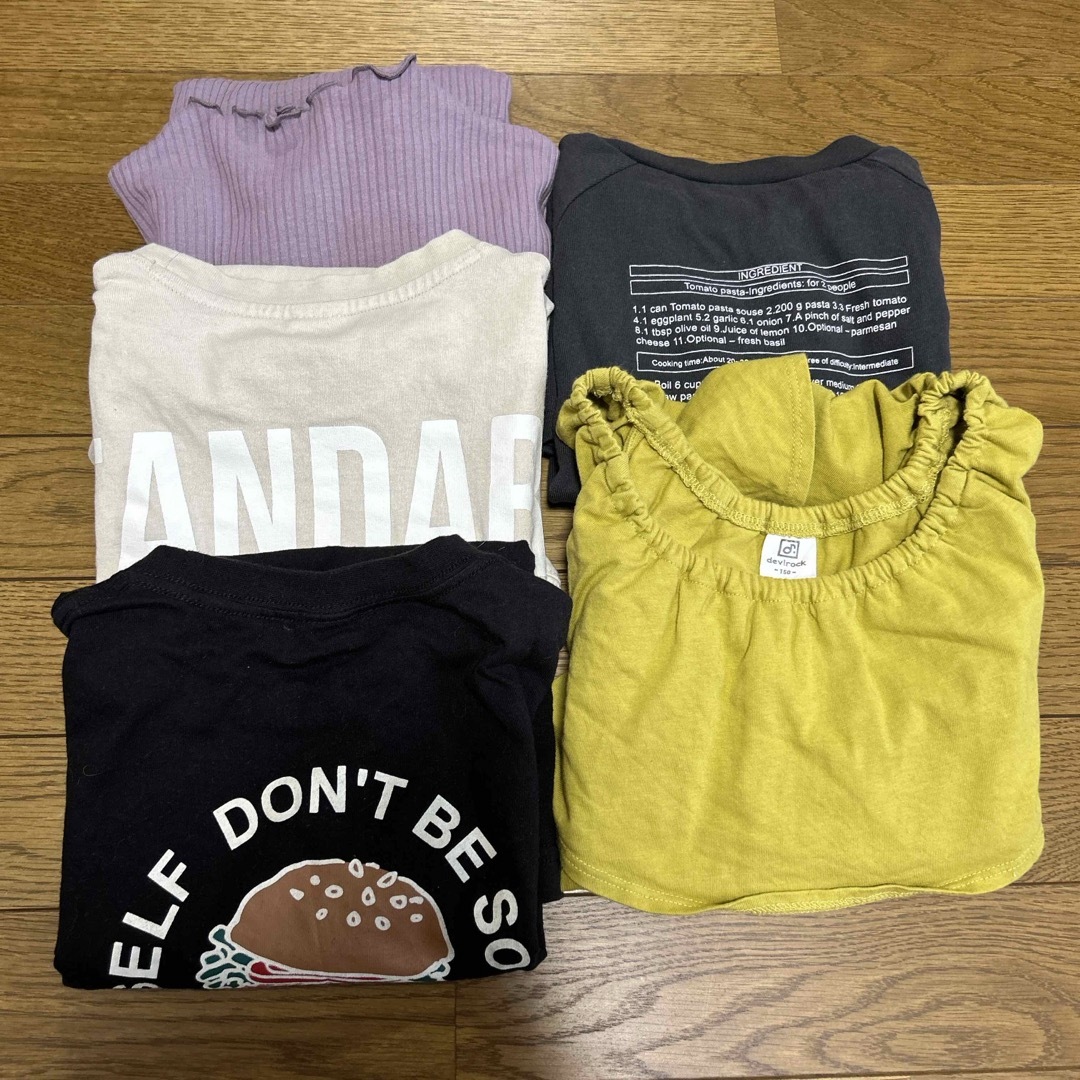 150センチ　デビロック ４着 キッズ/ベビー/マタニティのキッズ服女の子用(90cm~)(Tシャツ/カットソー)の商品写真