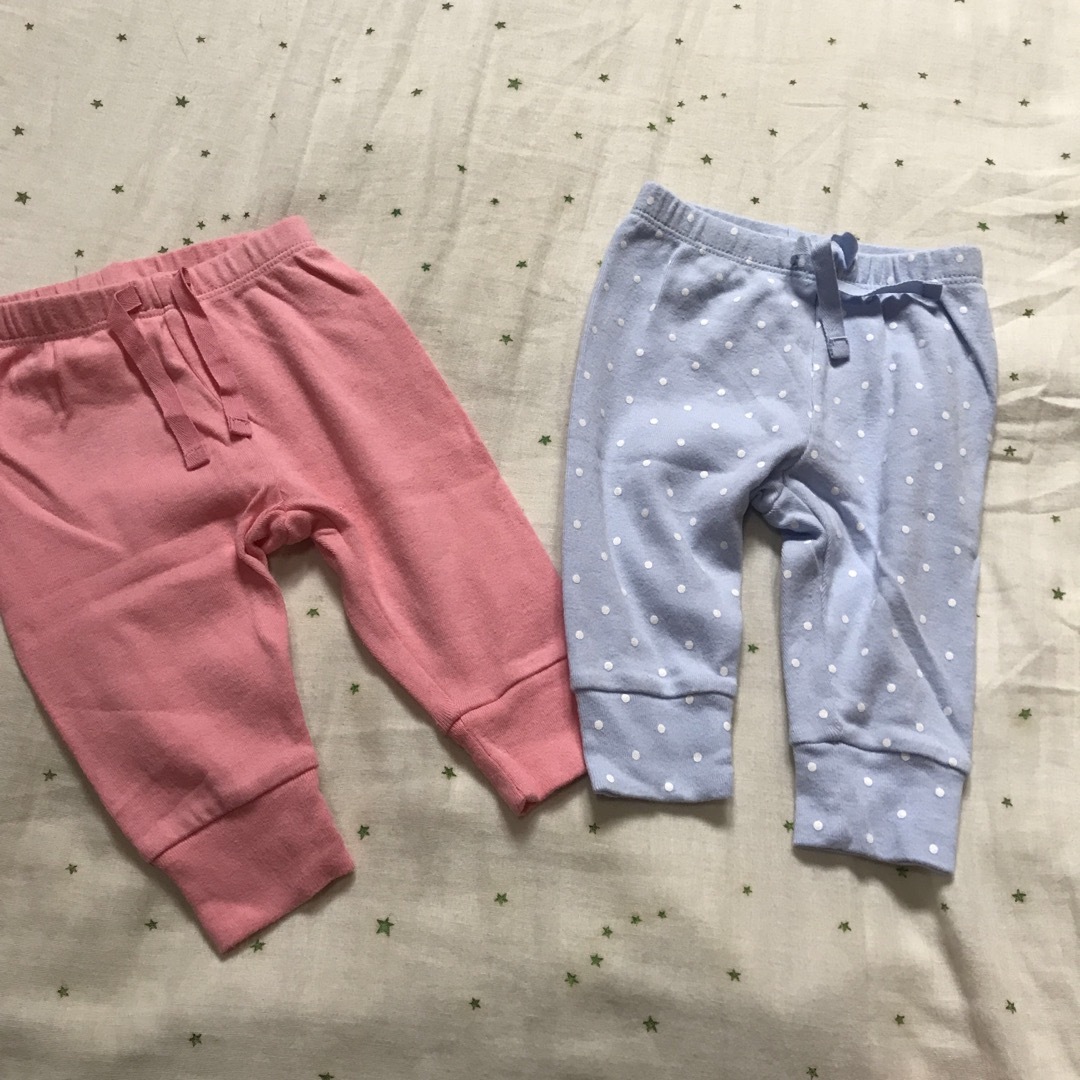 babyGAP(ベビーギャップ)のギャップ  H&M ロンパース  レギンス　かぼちゃパンツ　帽子 キッズ/ベビー/マタニティのベビー服(~85cm)(ロンパース)の商品写真