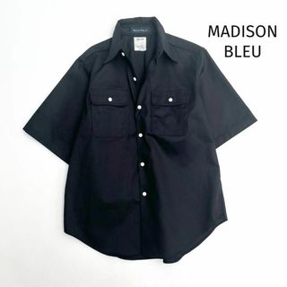 マディソンブルー(MADISONBLUE)の人気♡マディソンブルー＊ロンハーマン別注　ハンプトンシャツ 半袖 ブラック 2(シャツ/ブラウス(半袖/袖なし))