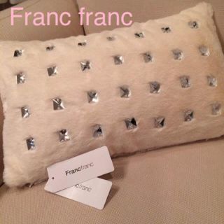 フランフラン(Francfranc)のとなちん様専用タグ付フランフランクッション中身付きカバー(クッションカバー)