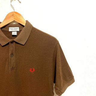 フレッドペリー(FRED PERRY)のフレッドペリー　ポロシャツ　ブラウン　茶色　M(ポロシャツ)