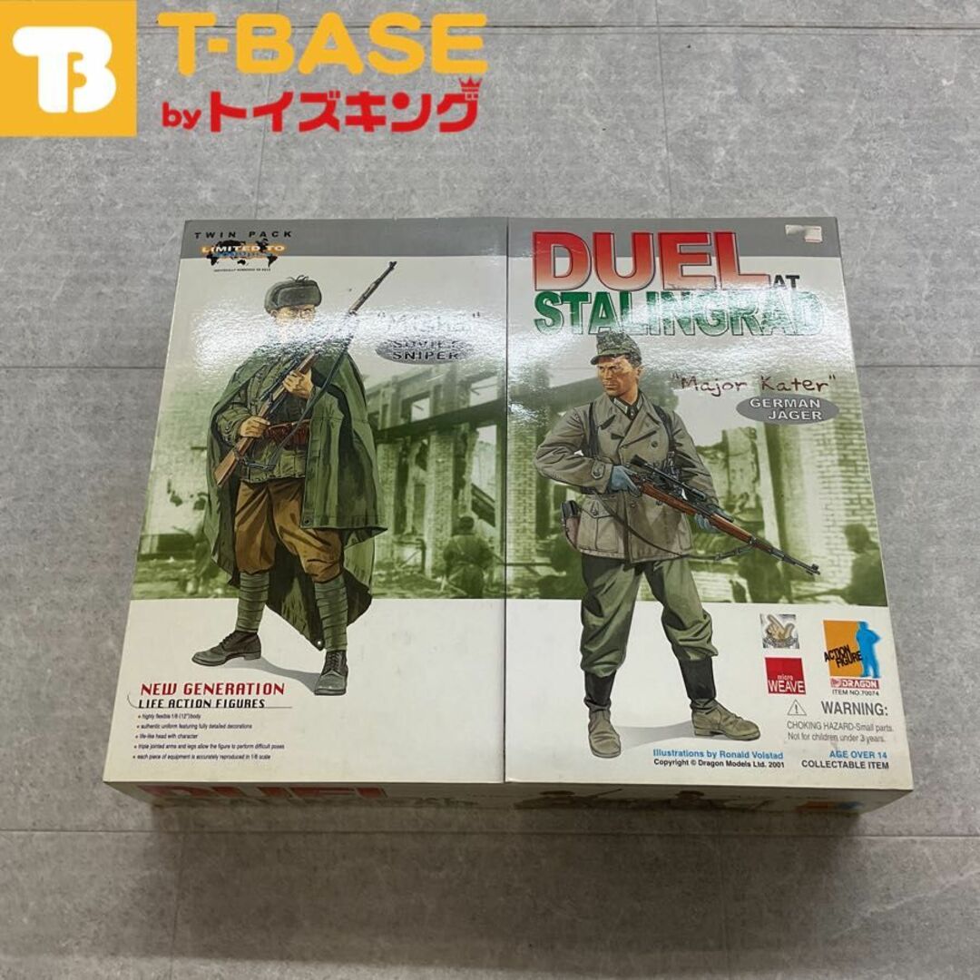 DRAGON ドラゴン アクションフィギュア 1/6 ミリタリーフィギュア WWII DUEL AT STALINGRAD Misha SOVIET SNIPER Major Kater GERMAN JAGER エンタメ/ホビーのフィギュア(ミリタリー)の商品写真