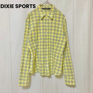 st886 DIXIE SPORTS/長袖チェックシャツ/レディース/トップス(シャツ/ブラウス(長袖/七分))