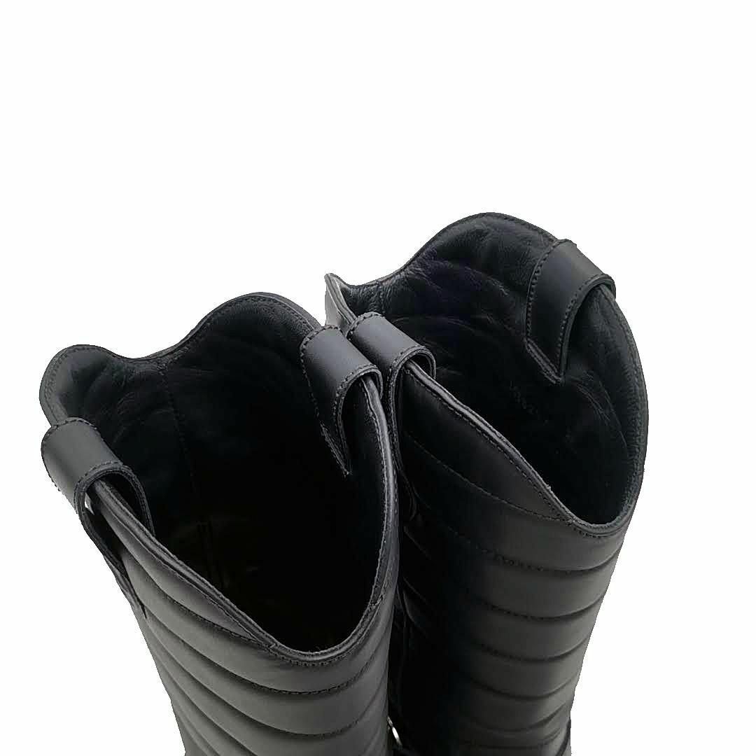 CHANEL(シャネル)の美品 シャネル CHANEL エンジニアブーツ レザー 03-24050506 レディースの靴/シューズ(ブーツ)の商品写真