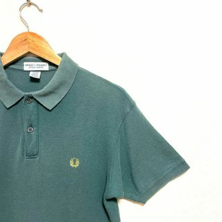 フレッドペリー(FRED PERRY)のフレッドペリー　ポロシャツ　グリーン　オリーブ　カーキ　M(ポロシャツ)