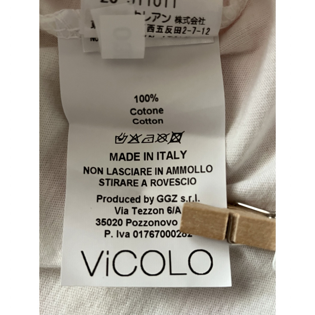 VICOLO エンブレムTシャツ　made  in Italy レディースのトップス(Tシャツ(半袖/袖なし))の商品写真