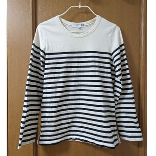 ユニクロ(UNIQLO)のユニクロ イネス ボーダーシャツ 長袖 クルーネック 1(カットソー(長袖/七分))