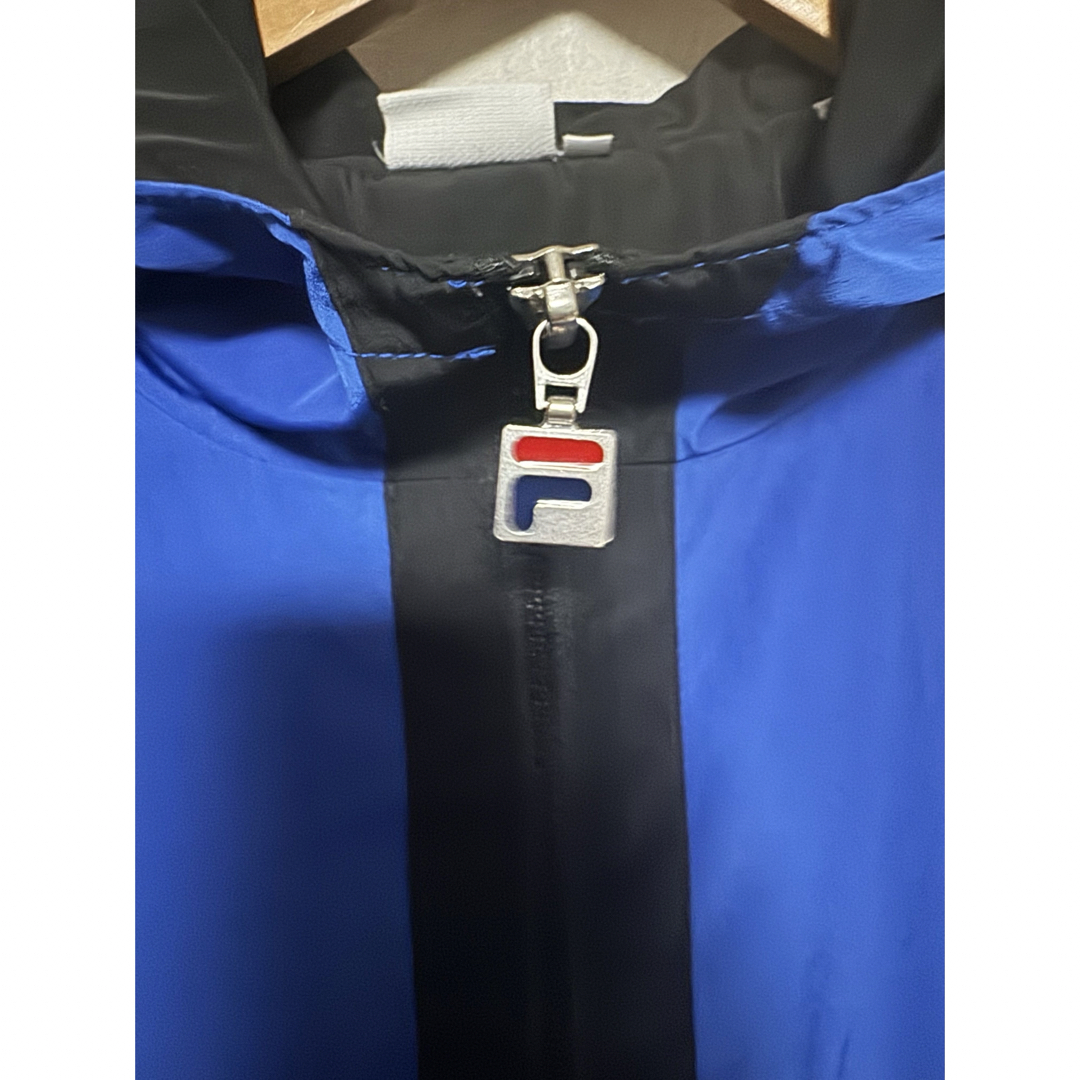 FILA(フィラ)のFILA LFYT フィラ エルエフワイティ  アノラックパーカー Mサイズ 青 メンズのジャケット/アウター(ナイロンジャケット)の商品写真