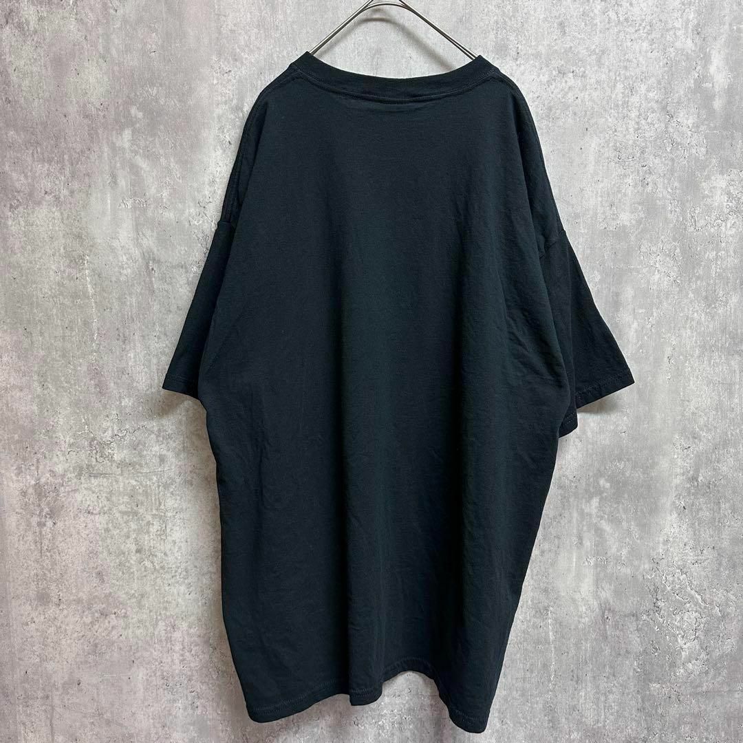 VINTAGE(ヴィンテージ)のUSA HEAVY COTTON Tシャツ半袖古着XLアメリカサッカーブラック メンズのトップス(Tシャツ/カットソー(半袖/袖なし))の商品写真