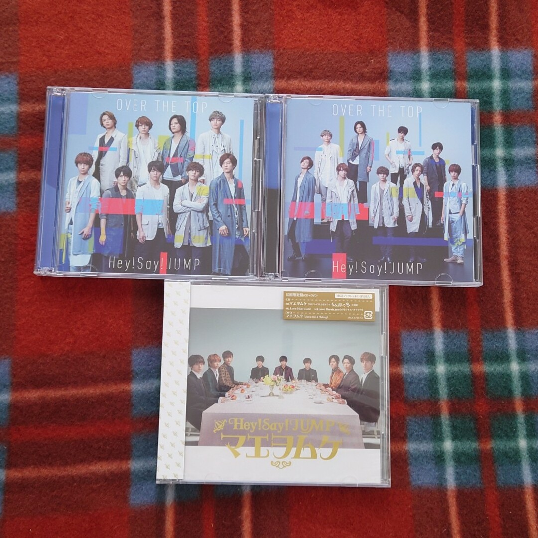 Hey! Say! JUMP(ヘイセイジャンプ)の【Hey! Say! JUMP】OVER THE TOP ＆ マエヲムケ エンタメ/ホビーのCD(ポップス/ロック(邦楽))の商品写真