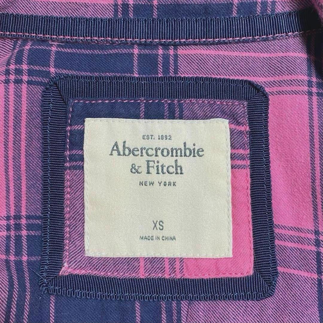 Abercrombie&Fitch(アバクロンビーアンドフィッチ)のst896 Abercrombie & Fitch/長袖シャツ/チェックシャツ レディースのトップス(シャツ/ブラウス(長袖/七分))の商品写真