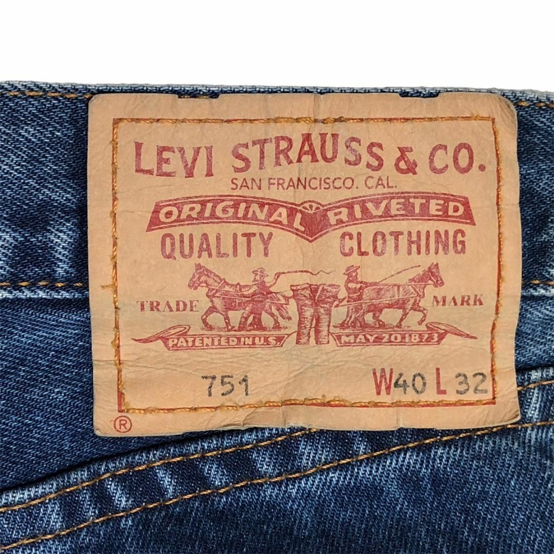 Levi's(リーバイス)のリーバイス751 W40 ユーロリーバイス デニム ジーンズ ストレートy40 メンズのパンツ(デニム/ジーンズ)の商品写真