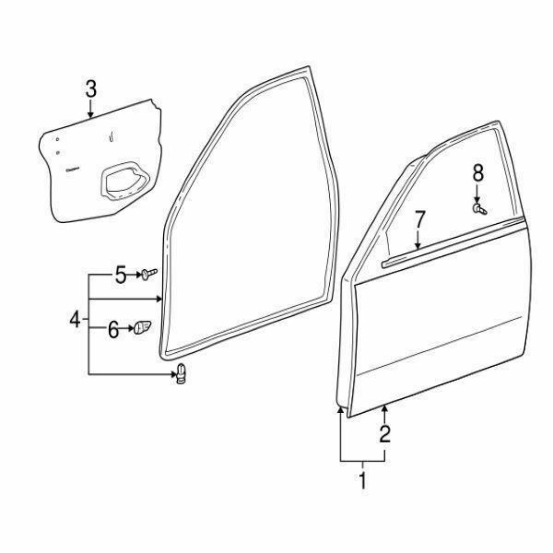 トヨタ(トヨタ)のレクサス 純正 IS300 ルーフドリップ サイドフィニッシュ モール FR 右 自動車/バイクの自動車(車種別パーツ)の商品写真