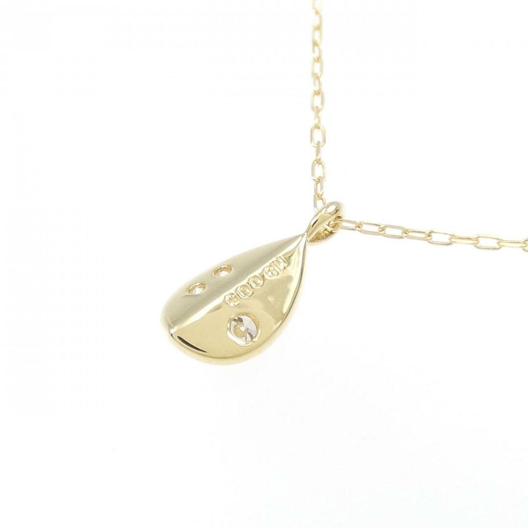 【リメイク】K18YG ダイヤモンド ネックレス 0.05CT レディースのアクセサリー(ネックレス)の商品写真