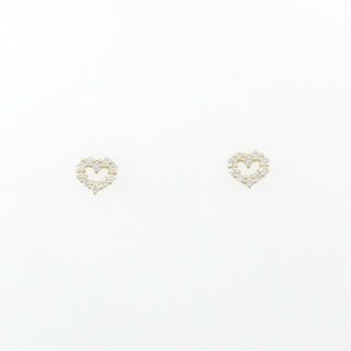 【リメイク】K18YG ハート ダイヤモンド ピアス 0.20CT(ピアス)