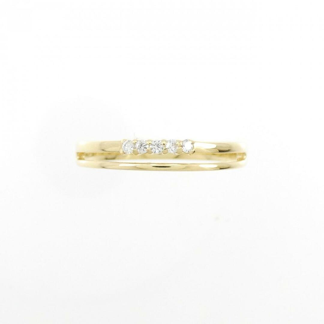 【リメイク】K18YG ダイヤモンド リング 0.05CT レディースのアクセサリー(リング(指輪))の商品写真