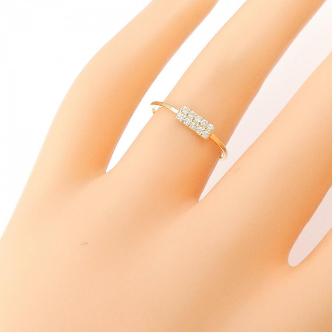 【リメイク】K18YG ダイヤモンド リング 0.1CT レディースのアクセサリー(リング(指輪))の商品写真