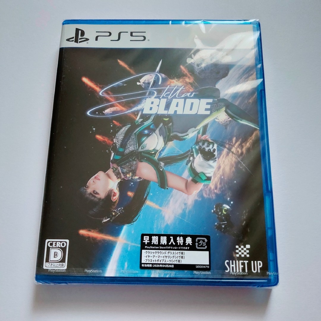 PlayStation(プレイステーション)のStellar Blade PS5 エンタメ/ホビーのゲームソフト/ゲーム機本体(家庭用ゲームソフト)の商品写真