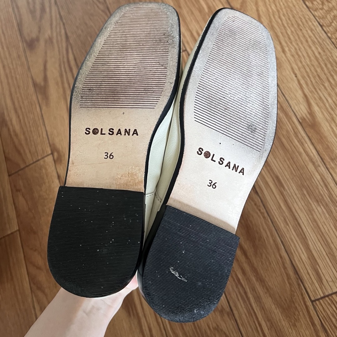 SOLSANA(ソルサナ)のSOL SONAフラットシューズ　36 レディースの靴/シューズ(ローファー/革靴)の商品写真