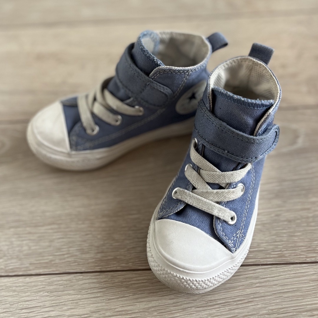 CONVERSE(コンバース)のコンバース ハイカットスニーカー 15cm ブルー 水色 キッズ/ベビー/マタニティのキッズ靴/シューズ(15cm~)(スニーカー)の商品写真