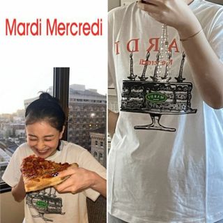 TWICE ジヒョちゃん マルディメクルディ BIRTHDAY CAKE Tee(Tシャツ(半袖/袖なし))