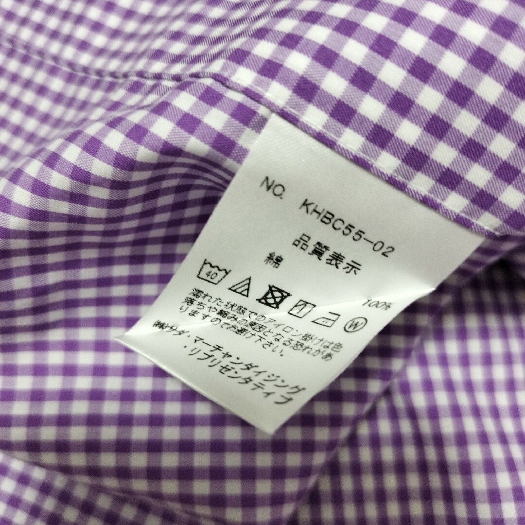メーカーズシャツカマクラ ギンガムチェック ボタンダウンシャツ 39-83 メンズのトップス(シャツ)の商品写真