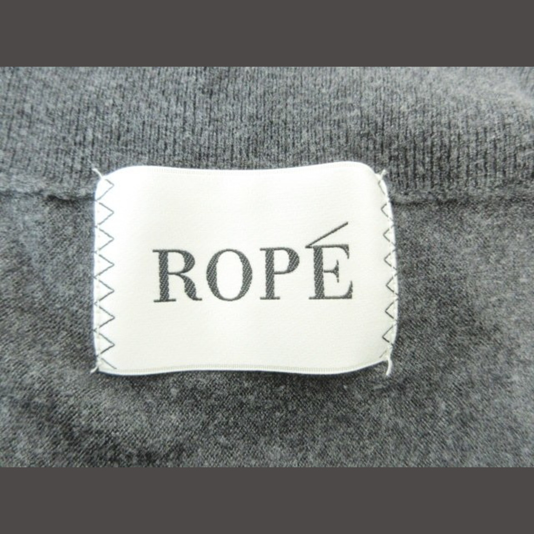 ROPE’(ロペ)のロペ ROPE カーディガン 長袖 ドルマンスリーブ 無地 前開き グレー M レディースのトップス(カーディガン)の商品写真