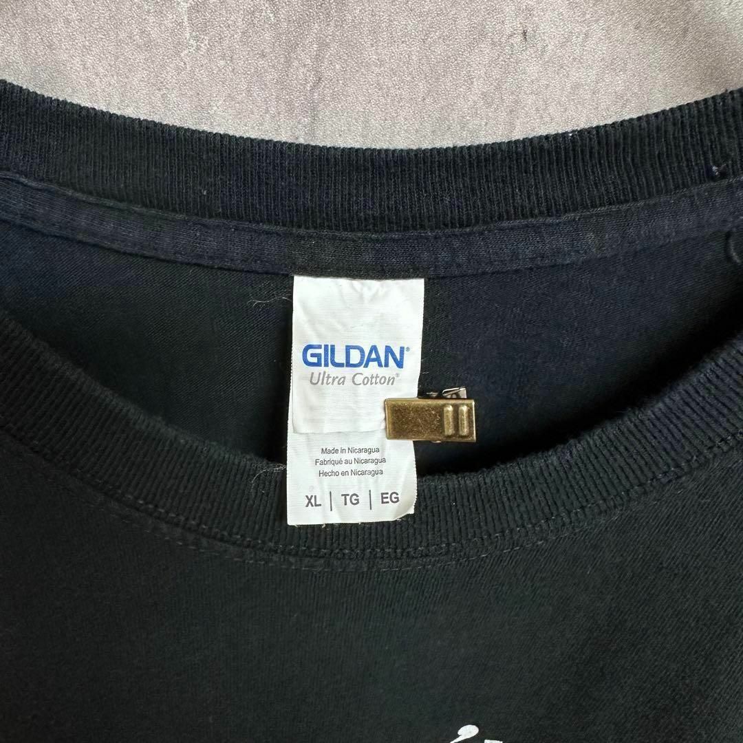 VINTAGE(ヴィンテージ)のUSA GILDANギルダンTシャツ半袖メンズ古着XLアメリカブラック黒 メンズのトップス(Tシャツ/カットソー(半袖/袖なし))の商品写真