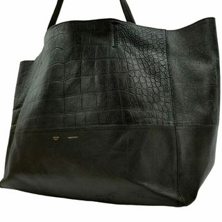 セリーヌ(celine)のCELINE セリーヌ ホリゾンタルカバ クロコ型押し トートバッグ(トートバッグ)