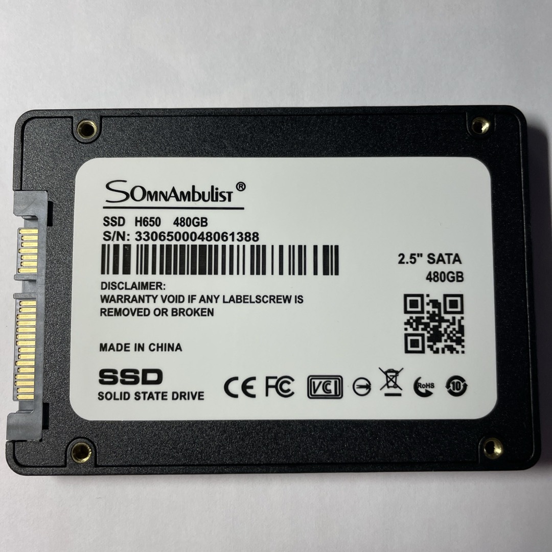 SSD 480GB スマホ/家電/カメラのPC/タブレット(PCパーツ)の商品写真