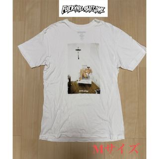 シュプリーム(Supreme)のFUCKING AWESOME LOGO TEE WHITE Mサイズ(Tシャツ/カットソー(半袖/袖なし))