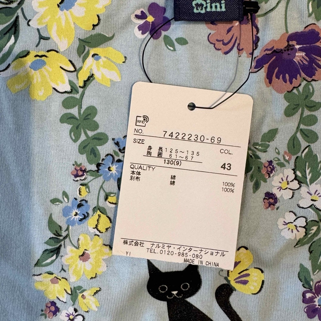 ANNA SUI mini(アナスイミニ)の新品★アナスイミニ ねこパネルプリント半袖Tシャツ キッズ/ベビー/マタニティのキッズ服女の子用(90cm~)(Tシャツ/カットソー)の商品写真