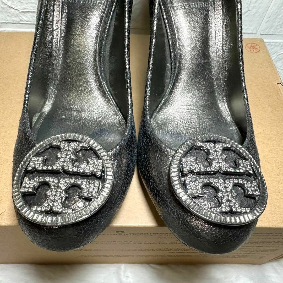 Tory Burch(トリーバーチ)のトリーバーチ　パンプス　ヒール　ウェッジソール　6 1/2 M 23.5cm レディースの靴/シューズ(ハイヒール/パンプス)の商品写真