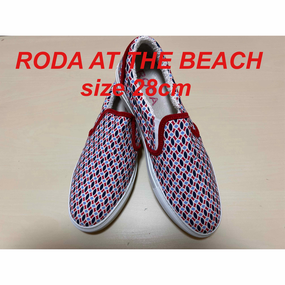 RODA AT THE BEACH デッキシューズ　size 28cm メンズの靴/シューズ(デッキシューズ)の商品写真