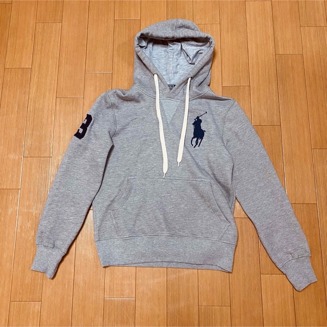 POLO RALPH LAUREN(ポロラルフローレン)のポロ ラルフローレン パーカー ビックポニー Mサイズ グレー メンズのトップス(パーカー)の商品写真