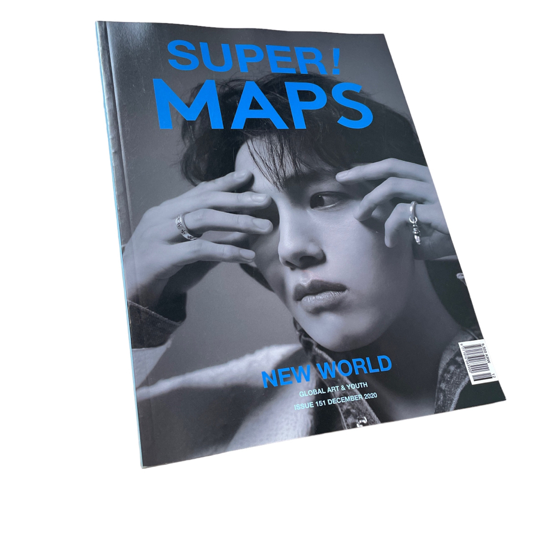 韓国　雑誌 SUPER MAPS 2020年12月号 キム・ジュンス　表紙 エンタメ/ホビーの本(アート/エンタメ)の商品写真