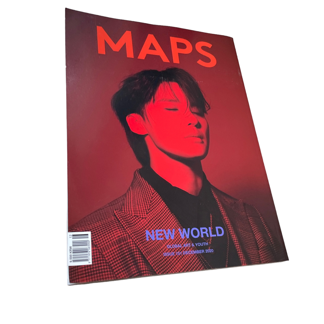 韓国　雑誌 SUPER MAPS 2020年12月号 キム・ジュンス　表紙 エンタメ/ホビーの本(アート/エンタメ)の商品写真