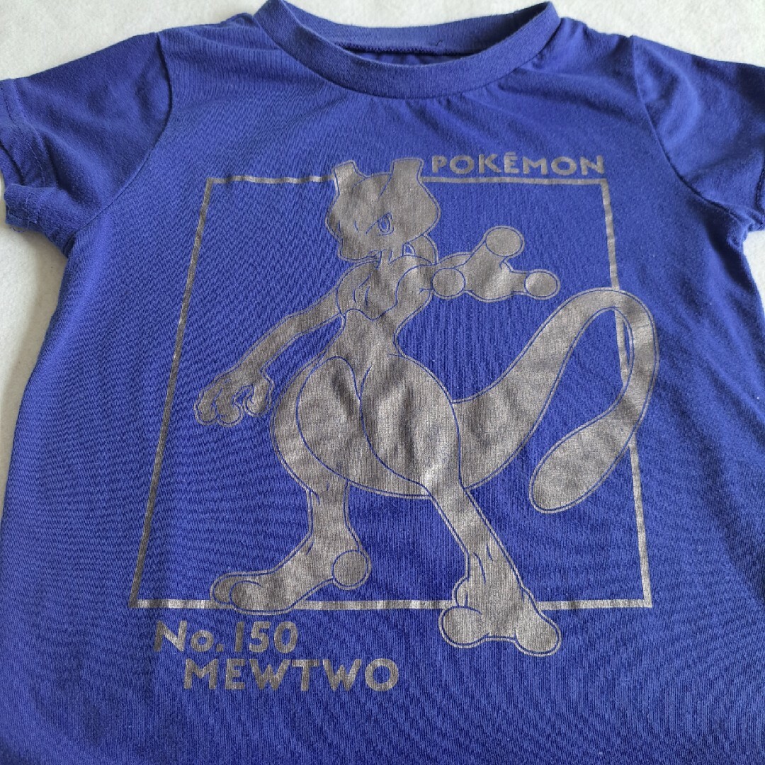 ポケモン(ポケモン)のミューツー　半袖 キッズ/ベビー/マタニティのキッズ服男の子用(90cm~)(Tシャツ/カットソー)の商品写真