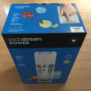 新品未開封 soda stream POWER ソーダストリーム パワー WHT(その他)