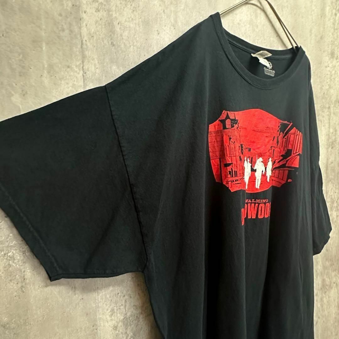 古着　メンズ　ムービーTシャツ　DEADWOOD　3XL　ビッグ　ブラック黒 メンズのトップス(Tシャツ/カットソー(半袖/袖なし))の商品写真