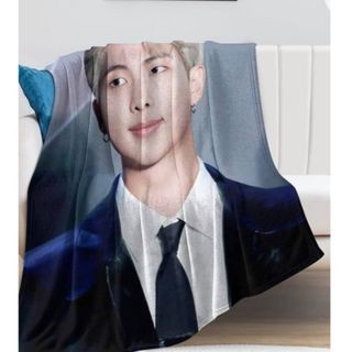 新品　値下げBTS-RM ブランケット 60"x80(キャラクターグッズ)