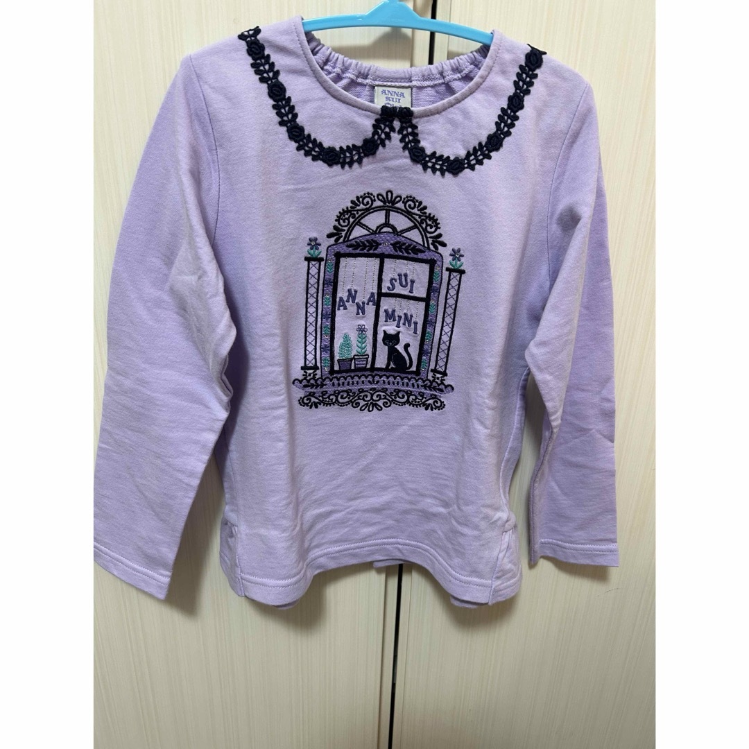 ANNA SUI mini(アナスイミニ)の美品☆アナスイミニ☆長袖Tシャツ キッズ/ベビー/マタニティのキッズ服女の子用(90cm~)(Tシャツ/カットソー)の商品写真