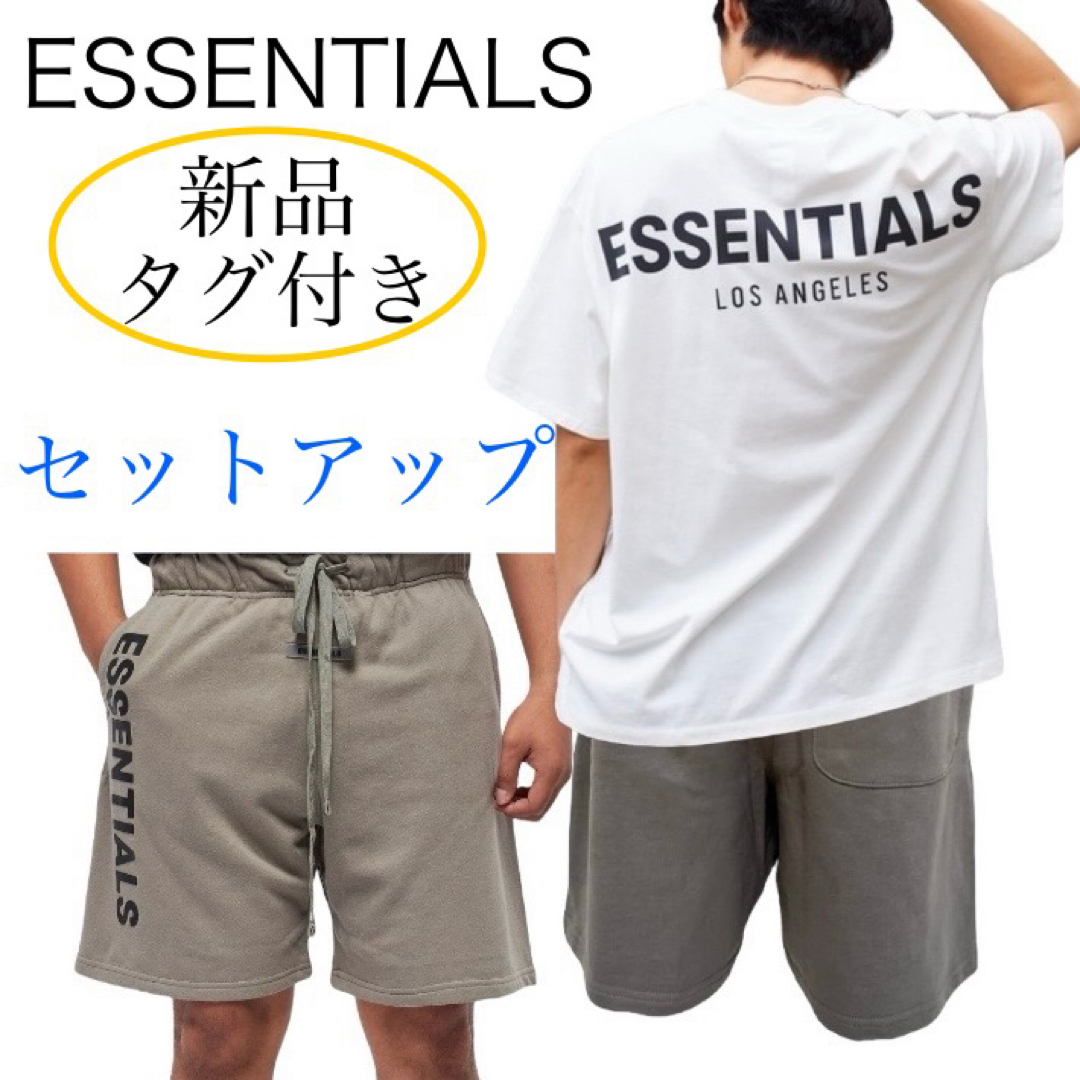 S.ESSENTIALS(エスエッセンシャルズ)の新品タグ付き FOG ESSENTIALS 半袖 ロゴ Tシャツ ショートパンツ メンズのトップス(Tシャツ/カットソー(半袖/袖なし))の商品写真