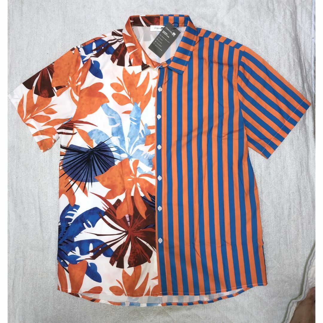 未使用アロハデザインシャツ サラサラ生地 メンズのトップス(シャツ)の商品写真