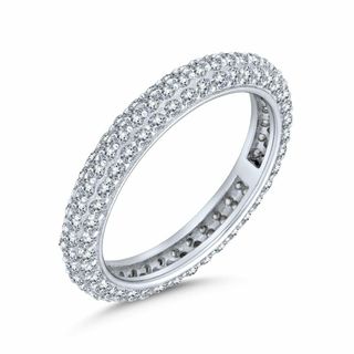 色:SilverTone_指輪のサイズ:14Bling Jewelry 女性(その他)