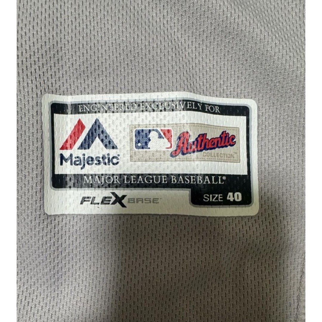Majestic(マジェスティック)のジャッジ　ヤンキース　オーセンティックユニフォーム　40サイズ　majestic スポーツ/アウトドアの野球(記念品/関連グッズ)の商品写真