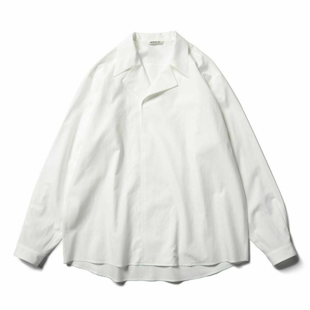 AURALEE(オーラリー)の【常田大希着】AURALEE WASHED FINX TWILL SHIRT 4 メンズのトップス(シャツ)の商品写真