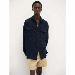 24SS AURALEE HOMESPUN SUMMER TWEED SHIRT