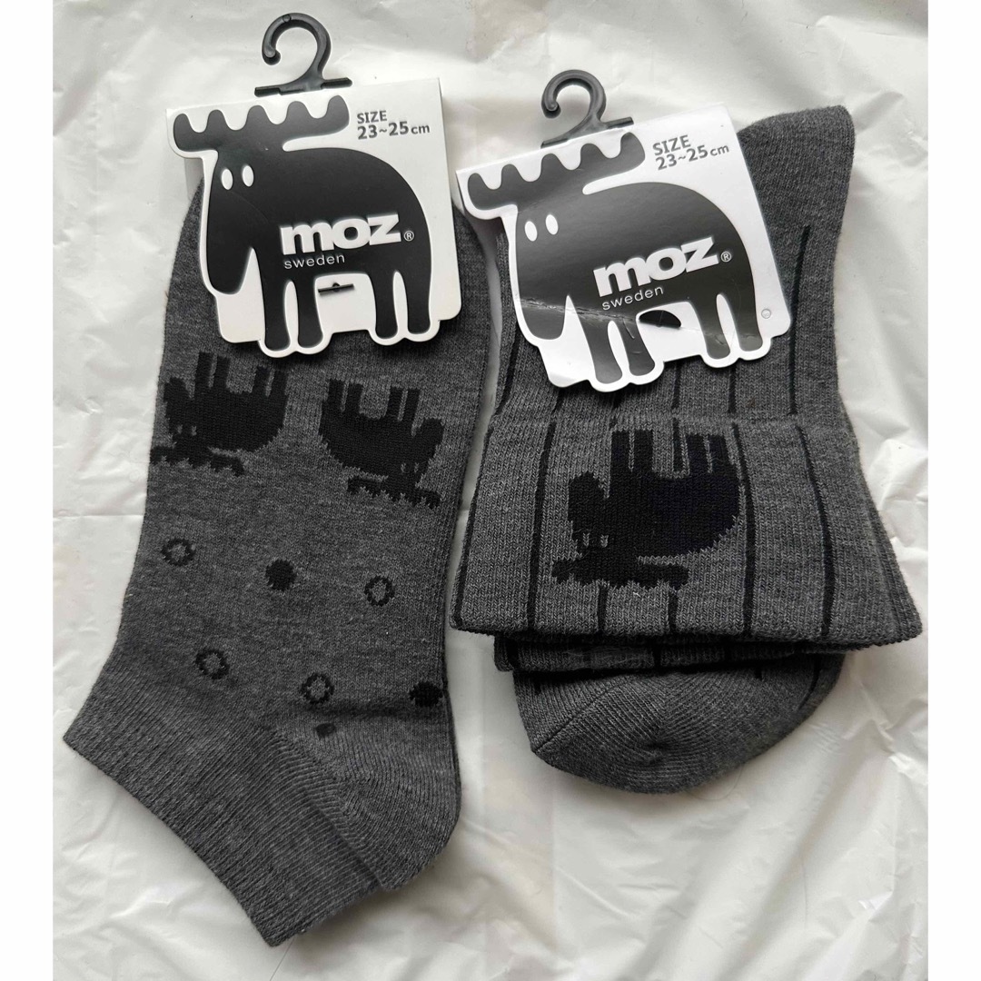 moz(モズ)のMOZ 靴下 2足セット レディースのレッグウェア(ソックス)の商品写真