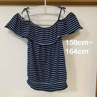 エイチアンドエム(H&M)のH&M オープンショルダートップス 160cm(Tシャツ/カットソー)